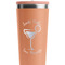 Margarita Lover Peach RTIC Everyday Tumbler - 28 oz. - Close Up