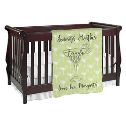 Margarita Lover Baby Blanket (Single Sided) w/ Name or Text