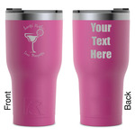 Margarita Lover RTIC Tumbler - Magenta - Laser Engraved - Double-Sided (Personalized)