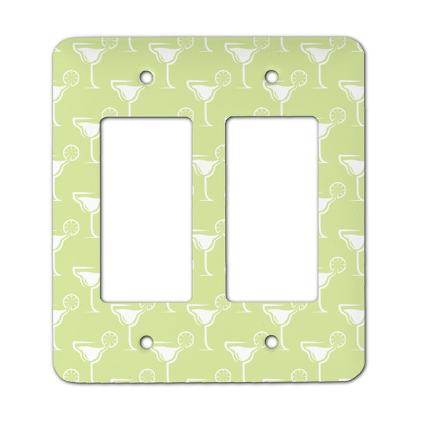 Custom Margarita Lover Rocker Style Light Switch Cover - Two Switch