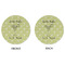 Margarita Lover Round Linen Placemats - APPROVAL (double sided)