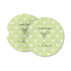 Margarita Lover Sandstone Car Coasters (Personalized)