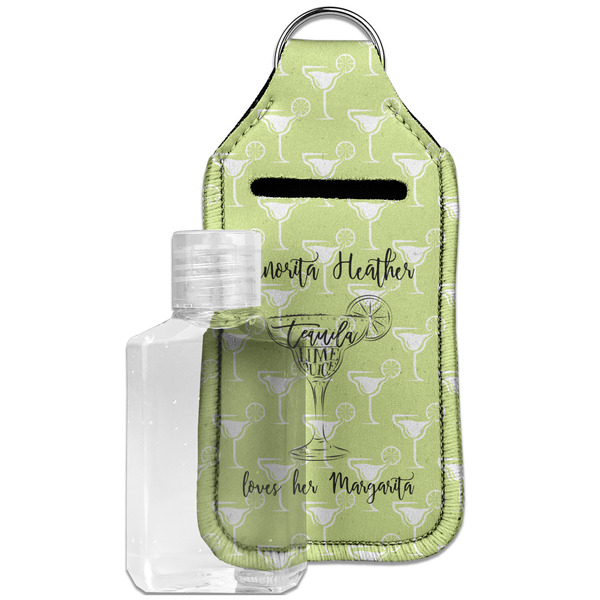 Custom Margarita Lover Hand Sanitizer & Keychain Holder - Large (Personalized)