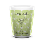 Margarita Lover Ceramic Shot Glass - 1.5 oz - White - Single (Personalized)