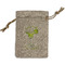 Margarita Lover Small Burlap Gift Bag - Front