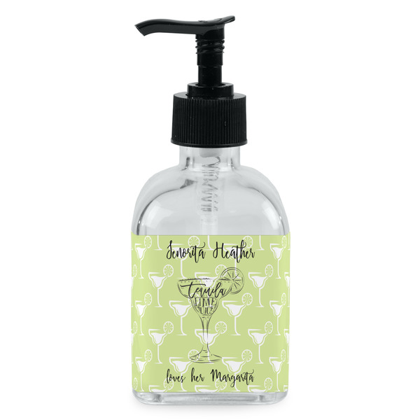 Custom Margarita Lover Glass Soap & Lotion Bottle - Single Bottle (Personalized)