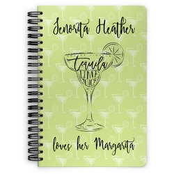 Margarita Lover Spiral Notebook - 7x10 w/ Name or Text