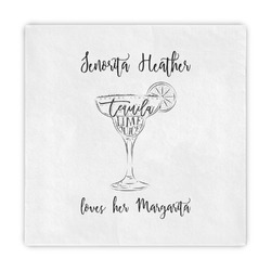 Margarita Lover Standard Decorative Napkins (Personalized)