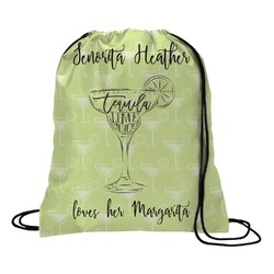 Margarita Lover Drawstring Backpack - Large (Personalized)