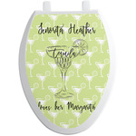 Margarita Lover Toilet Seat Decal - Elongated (Personalized)