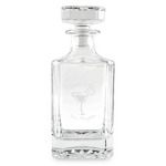 Margarita Lover Whiskey Decanter - 26 oz Square (Personalized)