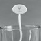 Margarita Lover White Plastic 7" Stir Stick - Oval - Main