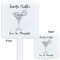 Margarita Lover White Plastic Stir Stick - Double Sided - Approval