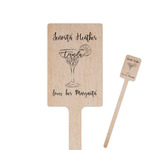 Margarita Lover 6.25" Rectangle Wooden Stir Sticks - Single Sided (Personalized)