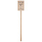 Margarita Lover Wooden 6.25" Stir Stick - Rectangular - Single Stick