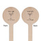 Margarita Lover Wooden 6" Stir Stick - Round - Double Sided - Front & Back