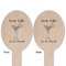 Margarita Lover Wooden Food Pick - Oval - Double Sided - Front & Back