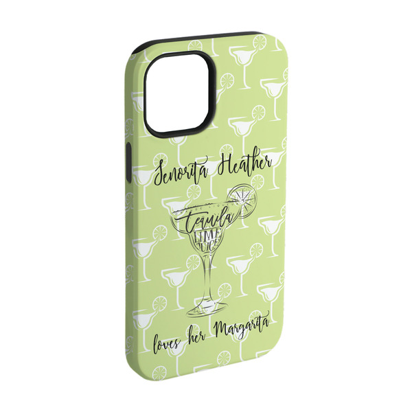 Custom Margarita Lover iPhone Case - Rubber Lined - iPhone 15 Pro (Personalized)