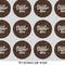 Coffee Addict 1" Multipurpose Round Labels - Sheet