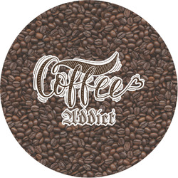 Coffee Addict Multipurpose Round Labels - 1"