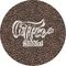 Coffee Addict 1" Multipurpose Round Labels - Single Sticker