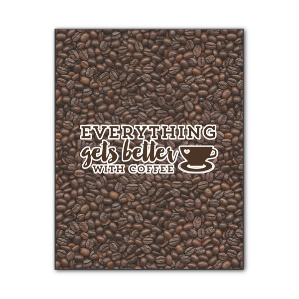 Custom Coffee Addict Wood Print - 11x14