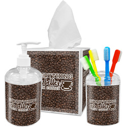 Coffee Addict Acrylic Bathroom Accessories Set