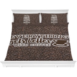 Coffee Addict Comforter Set - King