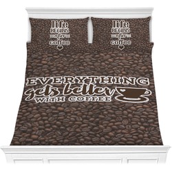 Coffee Addict Comforter Set - Full / Queen