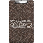 Coffee Addict Clipboard (Legal Size)