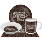 Coffee Addict Dinner Set - Single 4 Pc Setting