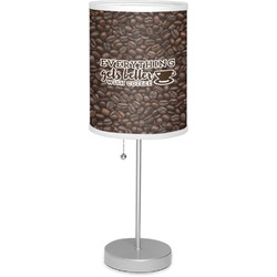 Coffee Addict 7" Drum Lamp with Shade Polyester