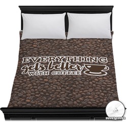 Coffee Addict Duvet Cover - Full / Queen