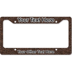 Coffee Addict License Plate Frame - Style B