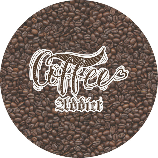 Custom Coffee Addict Multipurpose Round Labels - 2"