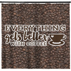 Coffee Addict Shower Curtain - Custom Size