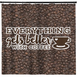 Coffee Addict Shower Curtain - 71" x 74"