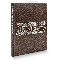 Coffee Addict Softbound Notebook - 5.75" x 8" (Personalized)