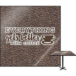 Coffee Addict Square Table Top