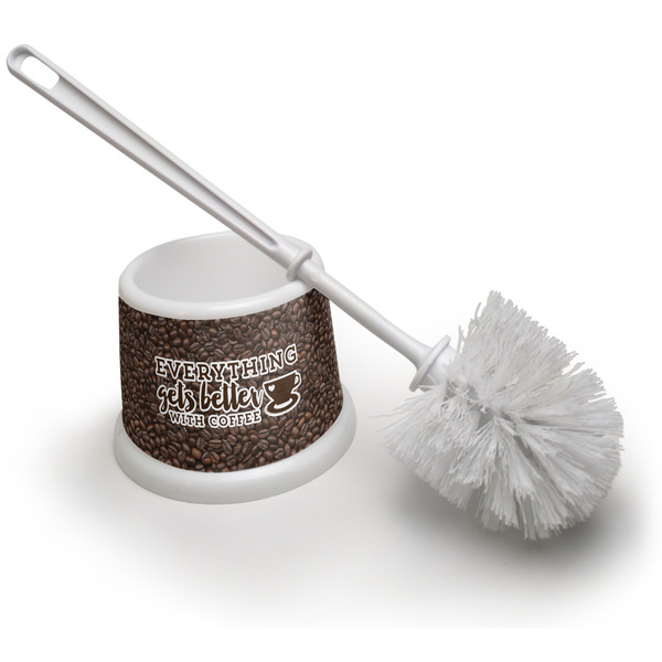 Custom Coffee Addict Toilet Brush