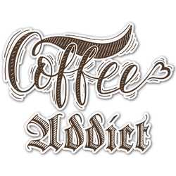 Coffee Addict Graphic Decal - Large (Personalized)