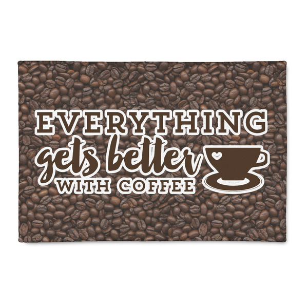 Custom Coffee Addict 2' x 3' Indoor Area Rug