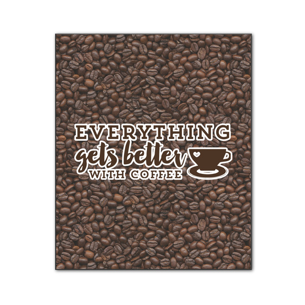 Custom Coffee Addict Wood Print - 20x24