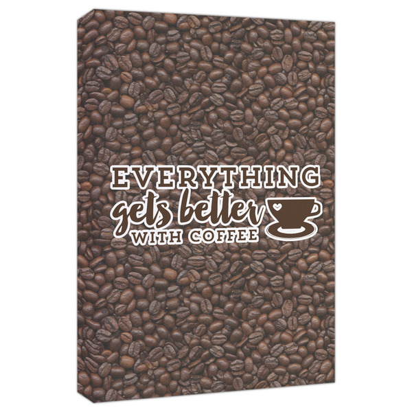 Custom Coffee Addict Canvas Print - 20x30