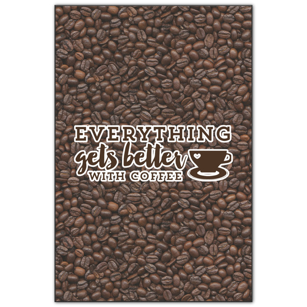 Custom Coffee Addict Wood Print - 20x30