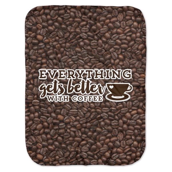 Custom Coffee Addict Baby Swaddling Blanket