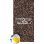 Coffee Addict Beach Towel