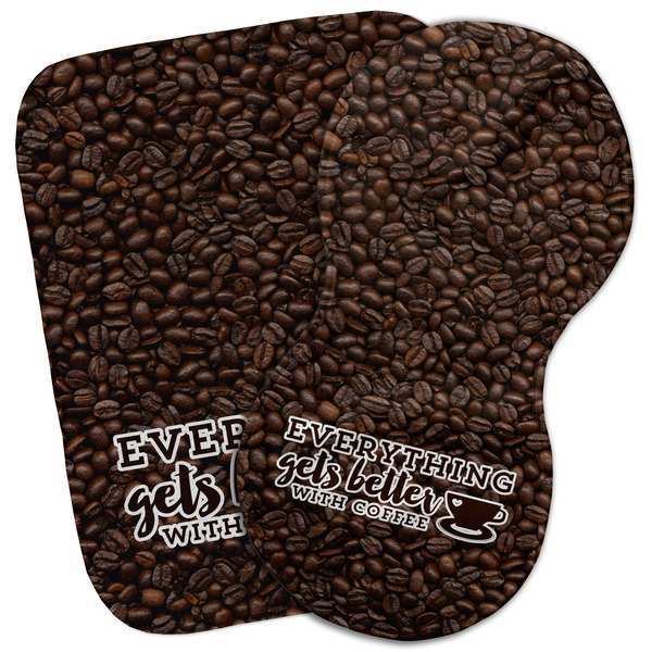 Custom Coffee Addict Burp Cloth