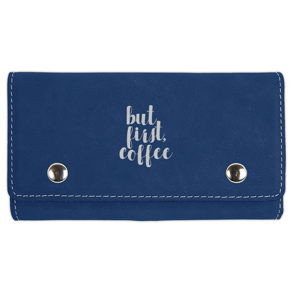 Custom Coffee Addict Cards & Dice Set - Navy Blue