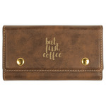 Coffee Addict Cards & Dice Set - Rustic Brown